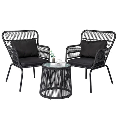 Dawna 2 - Person Patio Conversation Set with Cushions