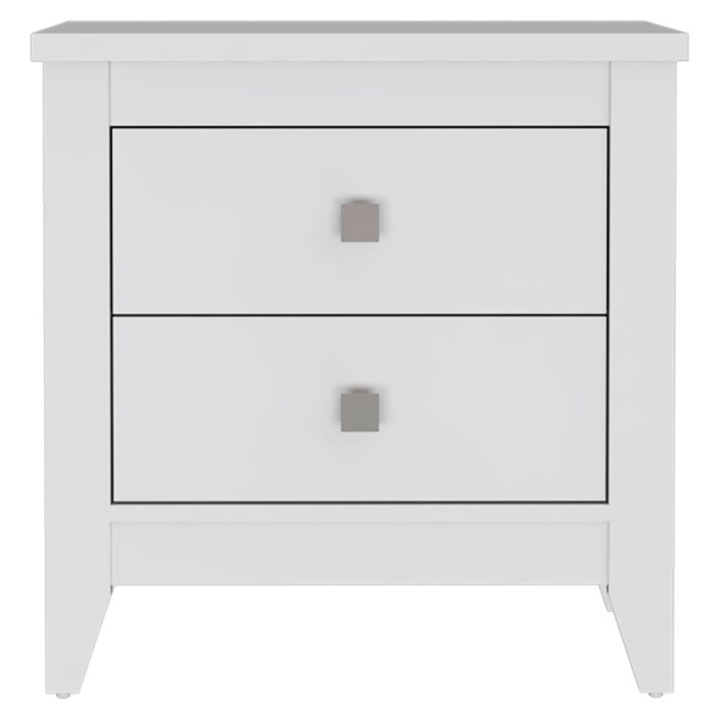 2 Shelf Wood Nightstand - Set of 2