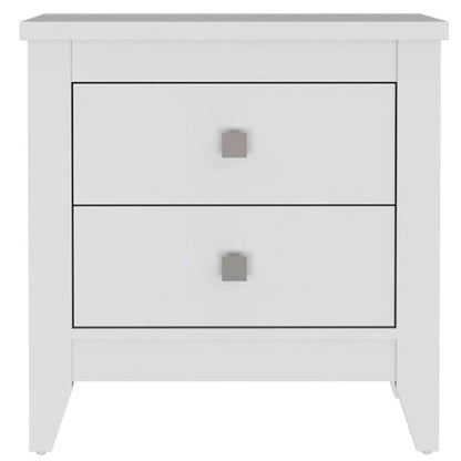 2 Shelf Wood Nightstand - Set of 2
