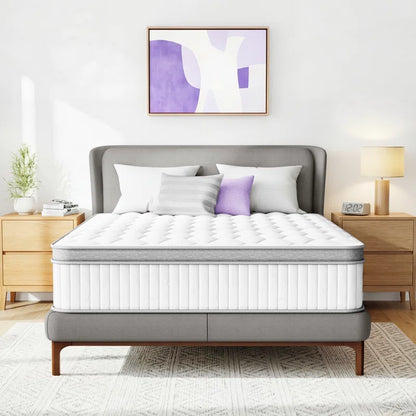 10"/12"/14" Plush Cooling Gel Hybrid Mattress