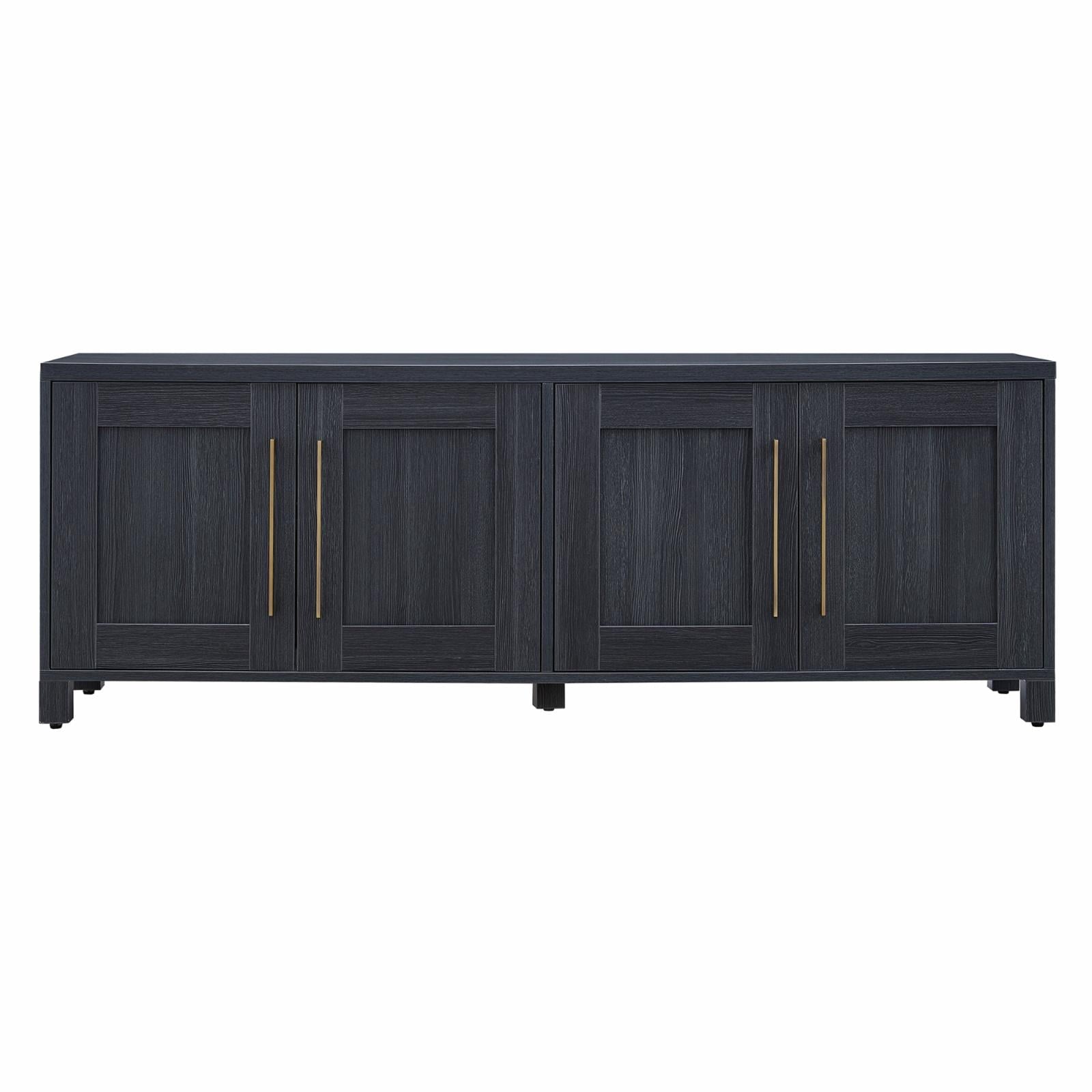 Rectangular TV Stand for Tv'S up to 75", Black Grain