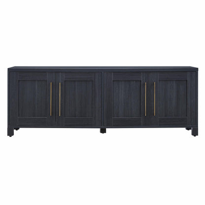Rectangular TV Stand for Tv'S up to 75", Black Grain