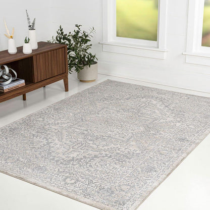 Modern 8 Ft. X 10 Ft. Persian Vintage Medallion Creamarea Rug