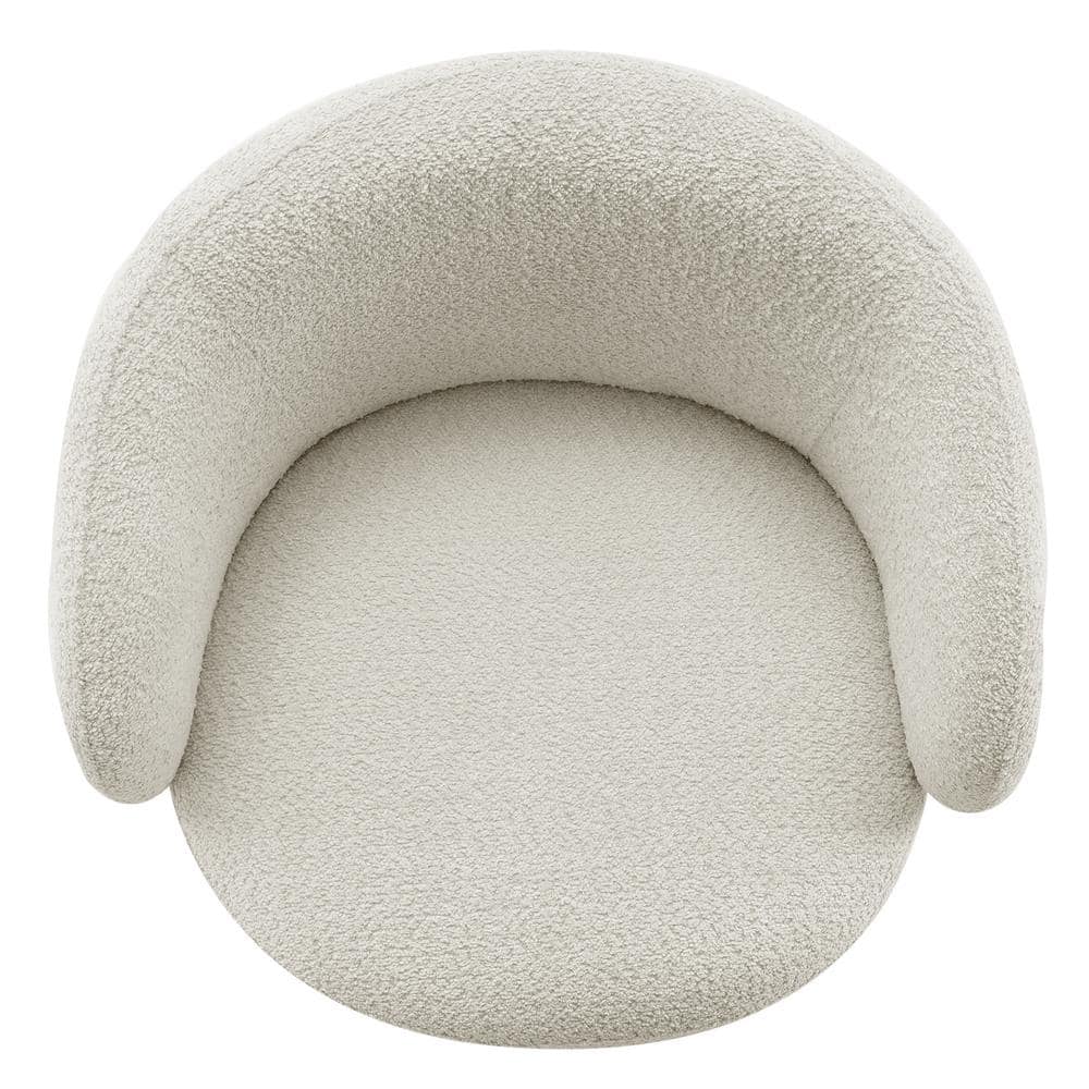 Accent Chair Modern Upholstered round Barrel Armchair