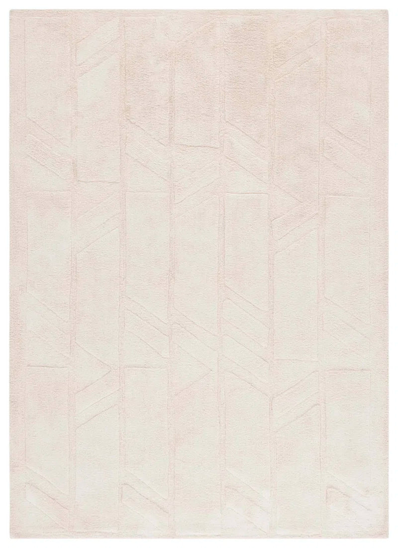 Easy Care 223 Hand Tufted Recycled Cotton Machine Washable Geometric Indoor Use Only Rug