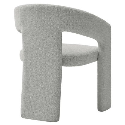 Side Dining Chair, Gray, Fabric, Bar Pub Cafe Bistro Dining Kitchen Hospitality Restaurant, ern Contemporary, HB37845