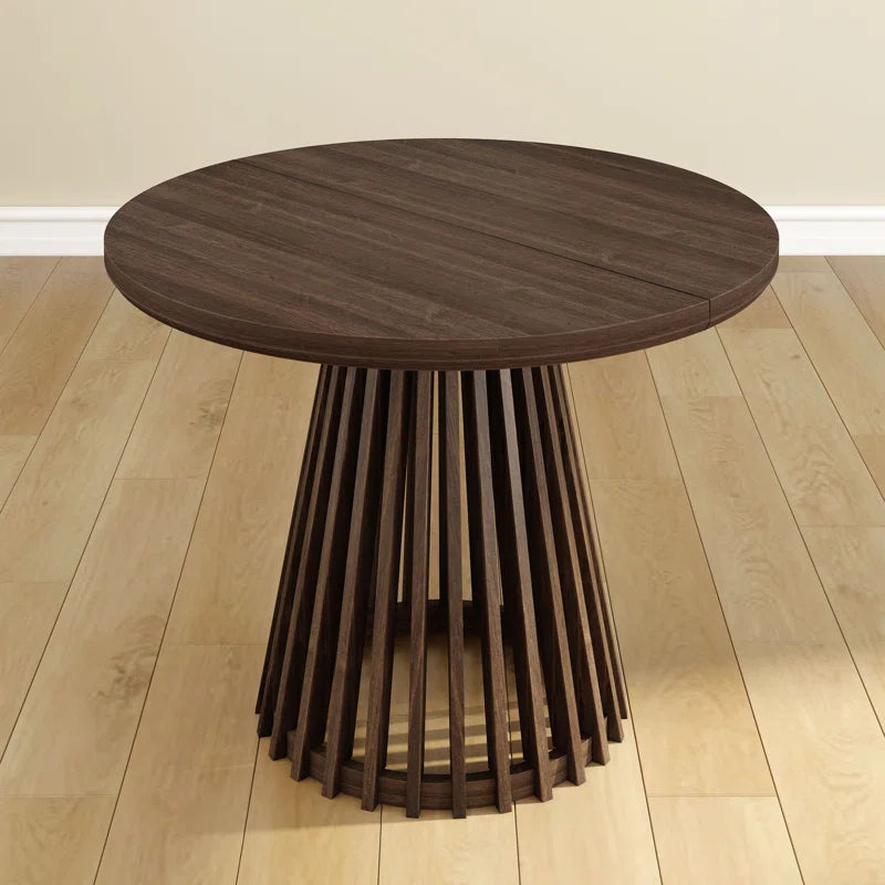 38 in Solid Wood round Dining Table