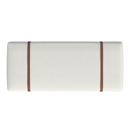 Azayvion Upholstered Bench with Wood Base