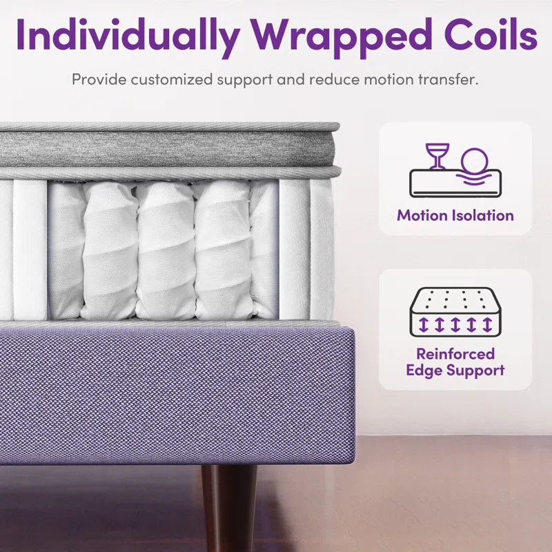 10"/12"/14" Plush Cooling Gel Hybrid Mattress