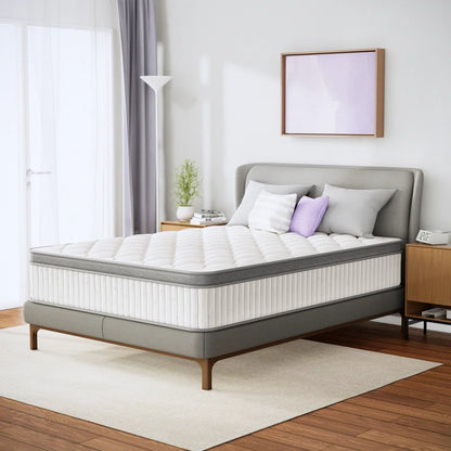 10"/12"/14" Plush Cooling Gel Hybrid Mattress