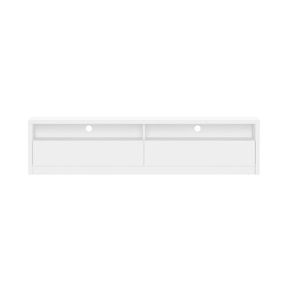 Modern/Contemporary White 70-In W TV Stand ( Accommodates Tvs up to 55-In )