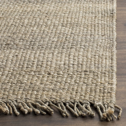 Hommeco Natural Fiber Clara Braided Jute Area Rug, Natural, 4' X 6'