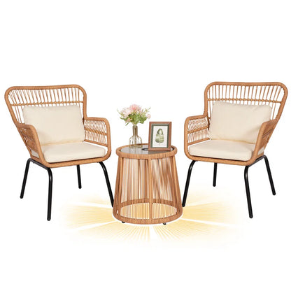 Dawna 2 - Person Patio Conversation Set with Cushions