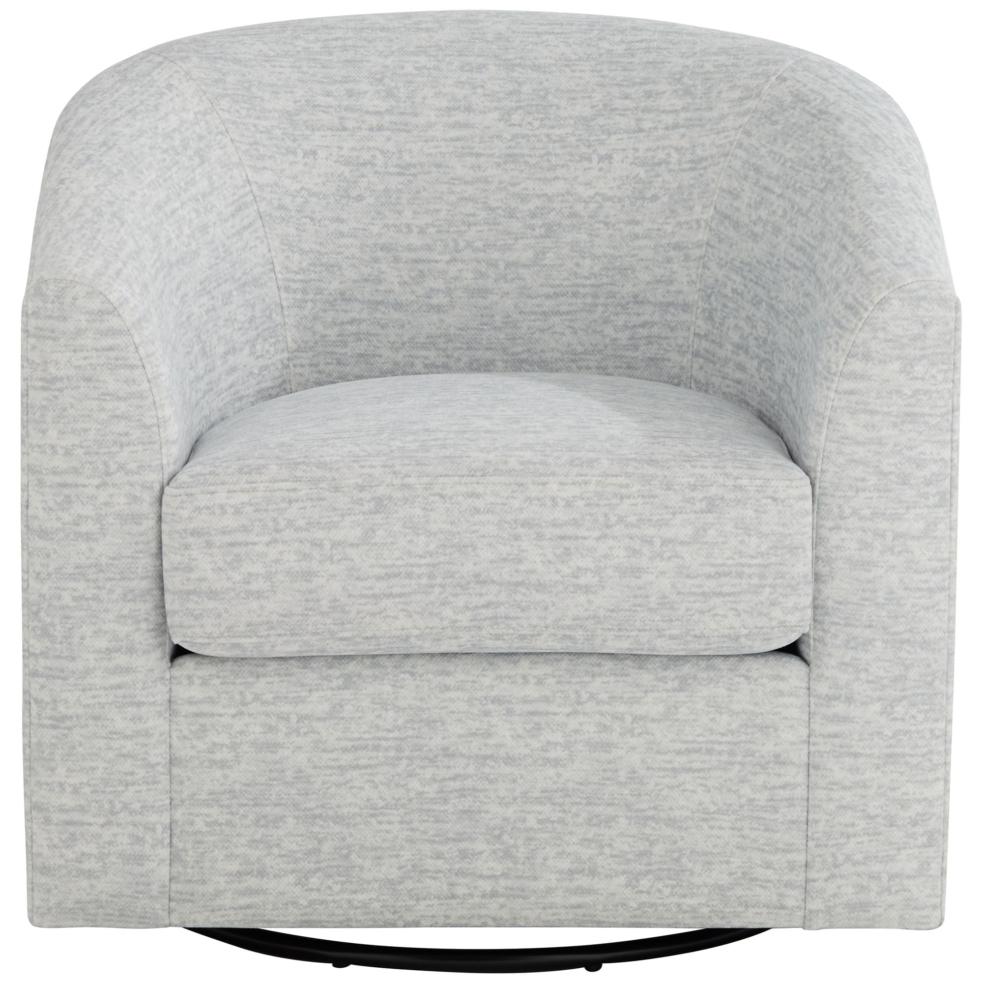 3/4" Wide Gray Fabric Swivel Chair