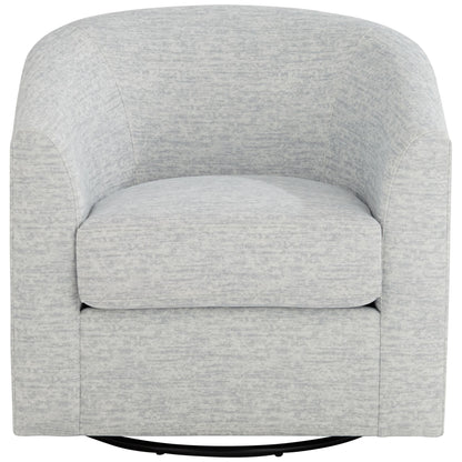 3/4" Wide Gray Fabric Swivel Chair