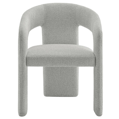 Side Dining Chair, Gray, Fabric, Bar Pub Cafe Bistro Dining Kitchen Hospitality Restaurant, ern Contemporary, HB37845