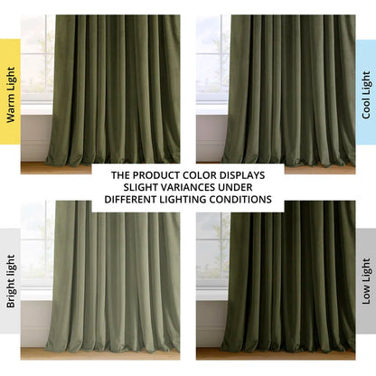 Olivia Velvet Blackout Curtain (1 Panel)