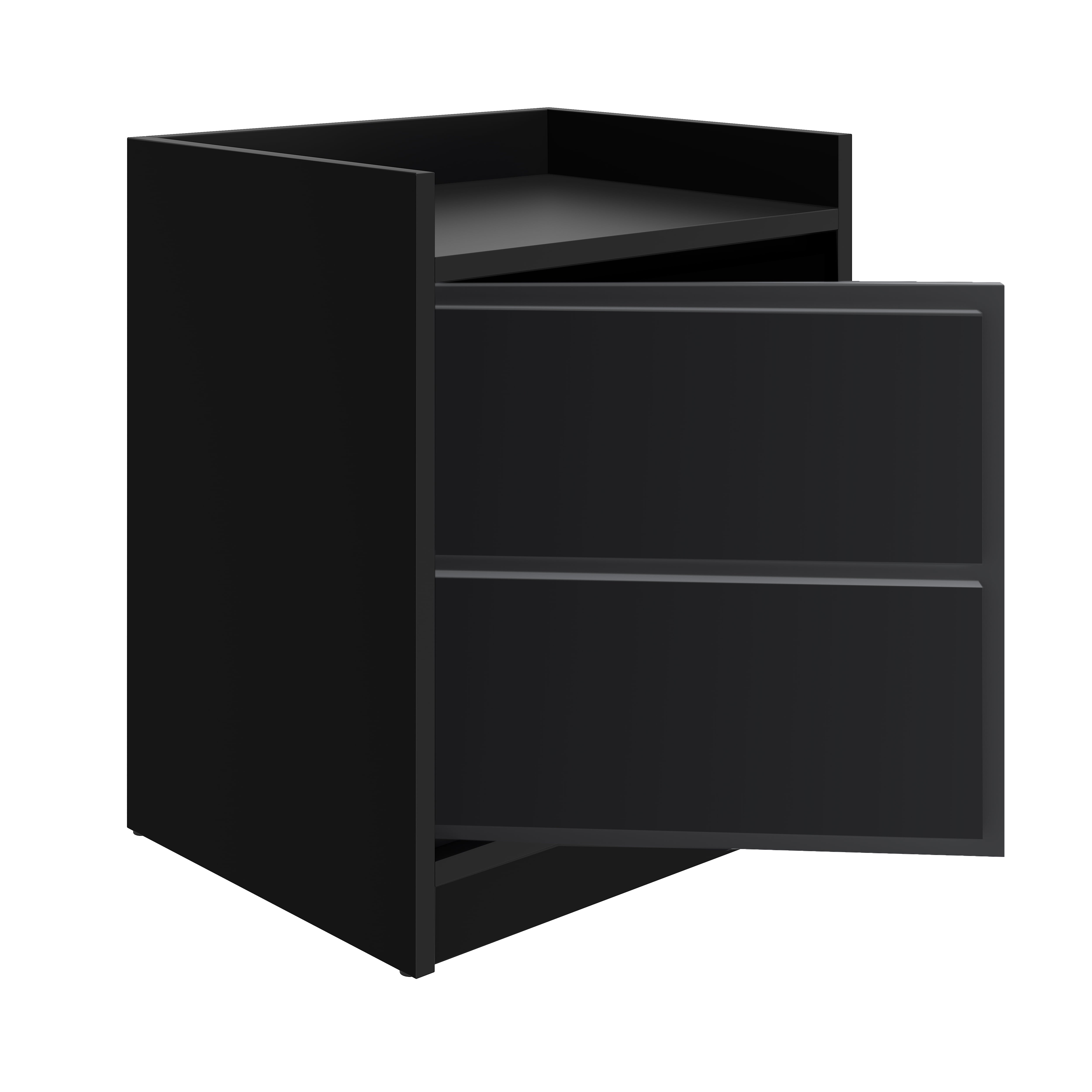 Adagio Mid-Century Modern Low Profile Nightstand