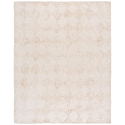 8 Ft. X 10 Ft. Machine Washable High-Low Diamond Solid Area Rug