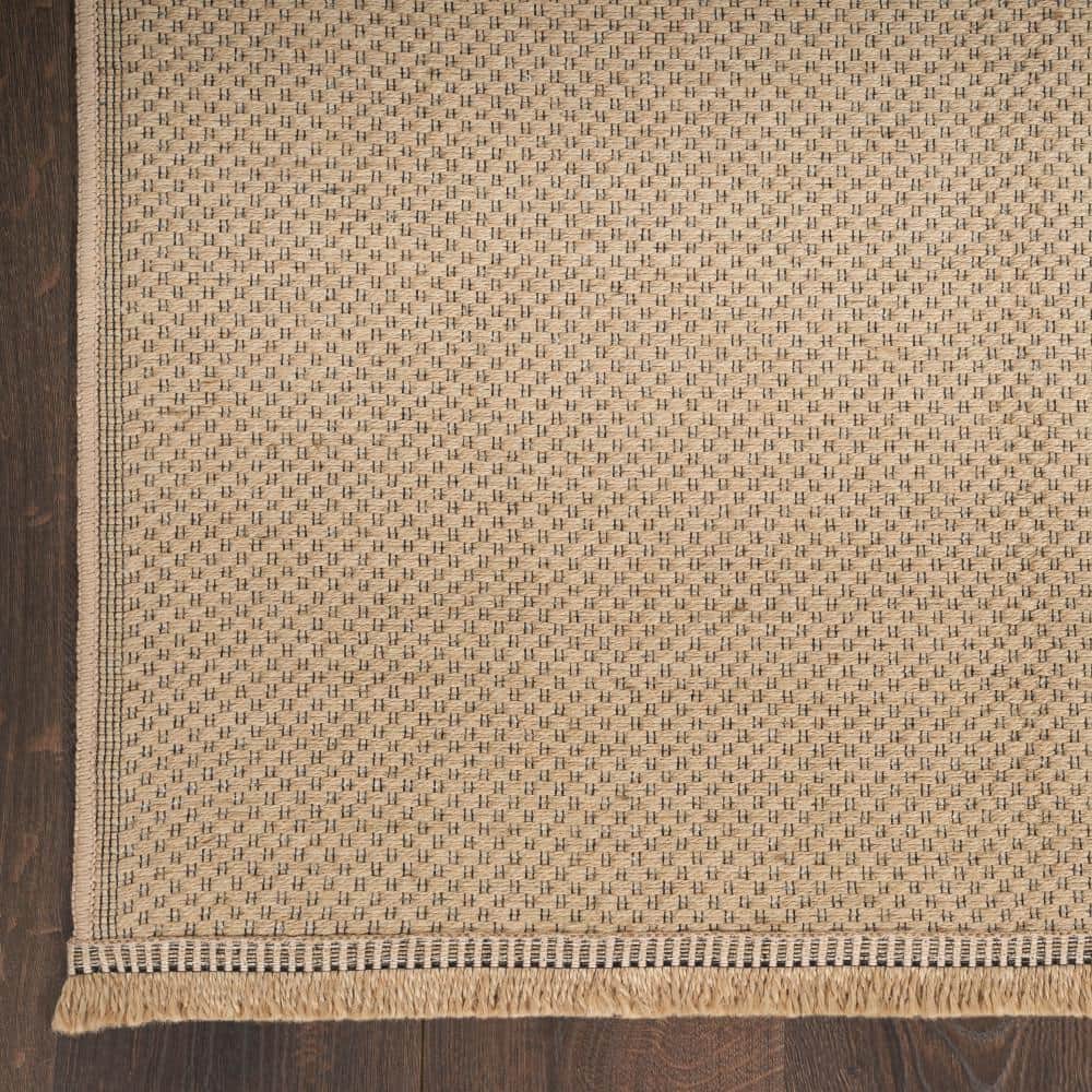 Solid Geometric Contemporary Area Rug  8 Ft. X 10 Ft. 