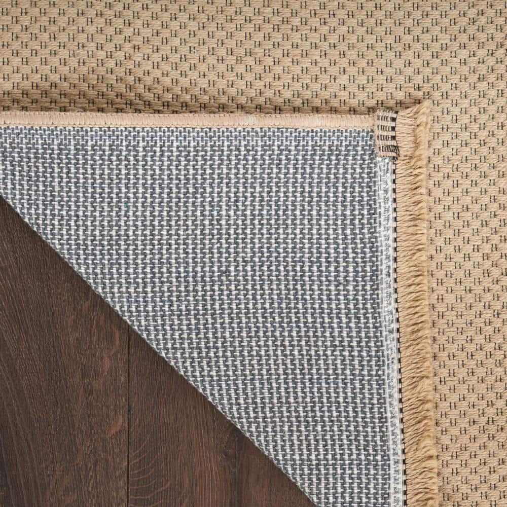 Solid Geometric Contemporary Area Rug  8 Ft. X 10 Ft. 