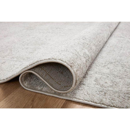 Silver/Ivory Oriental Area Rug 7 Ft. - 10 In. X 10 Ft.