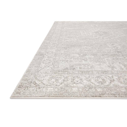 Silver/Ivory Oriental Area Rug 7 Ft. - 10 In. X 10 Ft.